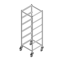 Dishwasher rack trolley K-6