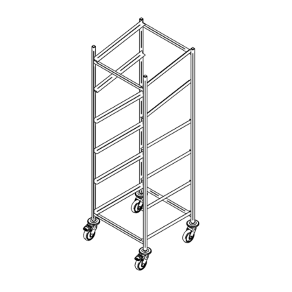 Dishwasher rack trolley K-6/2