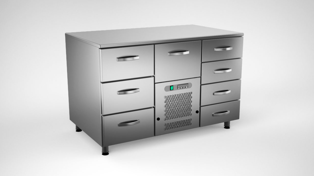 Стол холодильный для продуктов TSK-1208