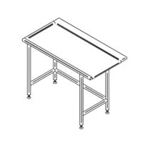 Stainless steel sorting table (600-1400mm)