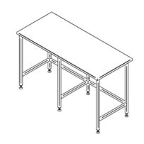 Stainless steel worktable (1500-2900mm)